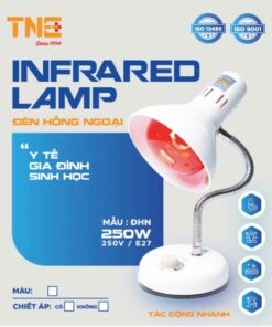 Chân Đèn Hồng Ngoại Có Chiết Áp TNE D-Lamp (Hộp Xanh) - bao gồm bóng