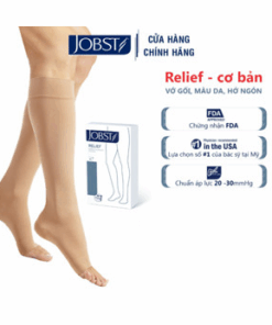 Vớ Y Khoa Chân JOBST Relief Cơ Bản (màu da, hở ngón) - 1 hộp 1 đôi